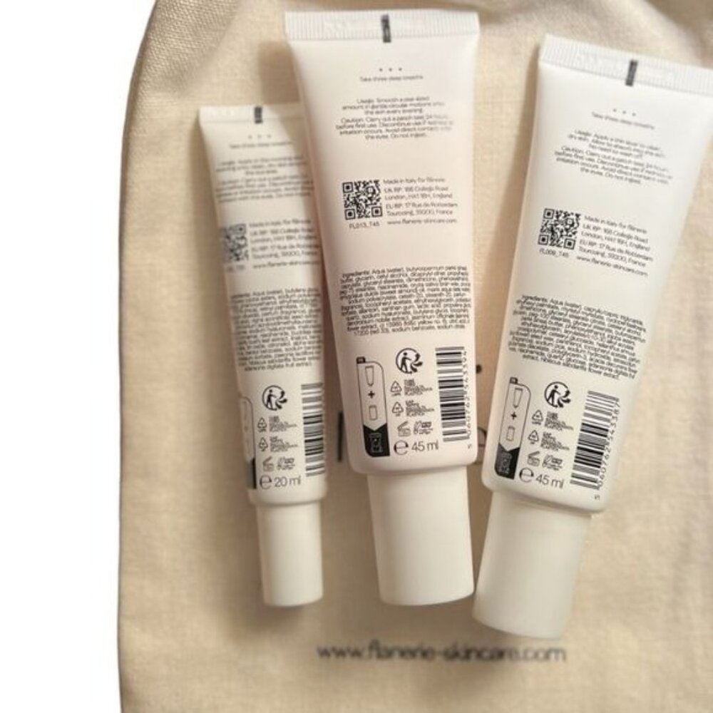 NEW Flanerie Rest & Rebalance Set Eye Serum Mask & Face & Eye Cream Set French - Picture 3 of 7